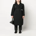 Mackintosh long-sleeved coat - Black