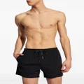 Balmain logo-embossed swim shorts - Black