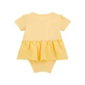 guess kids embroidered-logo cotton-blend body - Yellow