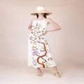 Adam Lippes floral-print silk dress - Neutrals