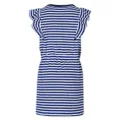 Petit Bateau ruffled striped dress - Blue