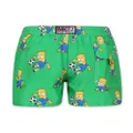 MC2 Saint Barth Kids x The Simpsons drawstring swim shorts - Green