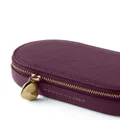 Monica Vinader logo-stamp leather jewellery box - Purple