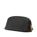 Gucci Double G leather make-up bag - Black