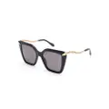 Bvlgari Serpenti butterfly-frame sunglasses - Black