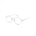 Bvlgari light-filtering round-frame glasses - Grey