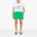 Karl Lagerfeld x Darcel Disappoints track shorts - Green