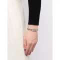 Gucci GG-engraved silver bracelet