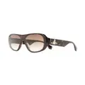Vivienne Westwood tortoiseshell pilot-frame sunglasses - Brown