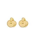 Saint Laurent knot metal earrings - Gold
