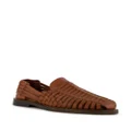 Brunello Cucinelli woven leather sandals - Brown