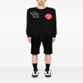 True Religion patch-detail cotton sweatshirt - Black