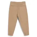 Brunello Cucinelli Kids drawstring-waist cotton track pants - Brown