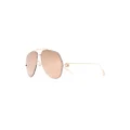 Cartier Eyewear pilot-frame mirrored sunglasses - Gold