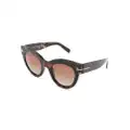 TOM FORD Eyewear Lucilla cat-eye frame sunglasses - Brown
