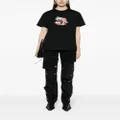 Givenchy 4G Flowers-print cotton T-shirt - Black