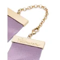 Blumarine floral-appliqué choker necklace - Purple