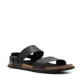 Timberland slingback leather sandals - Black