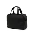 Karl Lagerfeld K/Pass logo-embroidered briefcase - Black