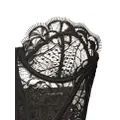 Kiki de Montparnasse Coquette lace bustier - Black