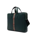 Paul Smith Signature Stripe leather briefcase - Green