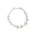 Jennifer Behr Liza crystal chain necklace - Silver
