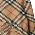 Burberry cropped reversible check jacket - Brown