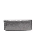 Balenciaga Monaco-motif leather wallet - Grey