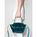 Bottega Veneta mini Arco maxi-Intrecciato leather tote bag - Blue