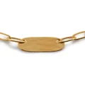Monica Vinader ID chain-link necklace - Gold