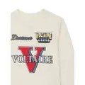 Zadig & Voltaire Kids Voltaire-print long-sleeve T-shirt - Neutrals