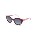 Carolina Herrera cat-eye frame sunglasses - Red