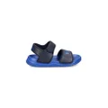 BOSS two-tone touch-strap sandals - Blue