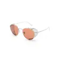 Oliver Peoples Cesarino-M pantos-frame sunglasses - Silver