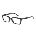 Michael Kors Nassau oversize-frame glasses - Black