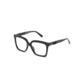 Michael Kors Nassau oversize-frame glasses - Black