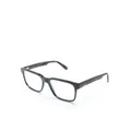 Lacoste tortoiseshell-effect square-frame glasses - Black