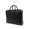 Bally logo-print leather briefcase - Black