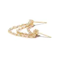 Anita Ko 18kt yellow gold chain-detail diamond earring