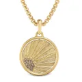 David Yurman 18kt yellow gold Amulet Storm diamond pendant