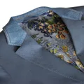 ETRO patterned-jacquard panelled blazer - Blue