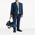 ETRO checked wool suit - Blue