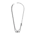 Balenciaga BB Icon chain necklace - Silver