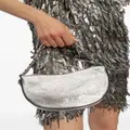 IRO Arc Baby leather shoulder bag - Silver