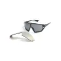 Versace Eyewear Medusa Horizon shield-frame sunglasses - Black