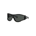 Versace Eyewear Medusa-plaque pilot-frame sunglasses - Black