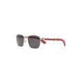 Cartier Eyewear square-frame tinted sunglasses - Red