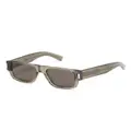 Saint Laurent Eyewear SL 659 rectangle-frame sunglasses - Grey