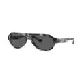 Dolce & Gabbana Eyewear tortoiseshell pilot-frame sunglasses - Grey