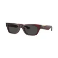 Burberry Eyewear checkered wayfarer-frame sunglasses